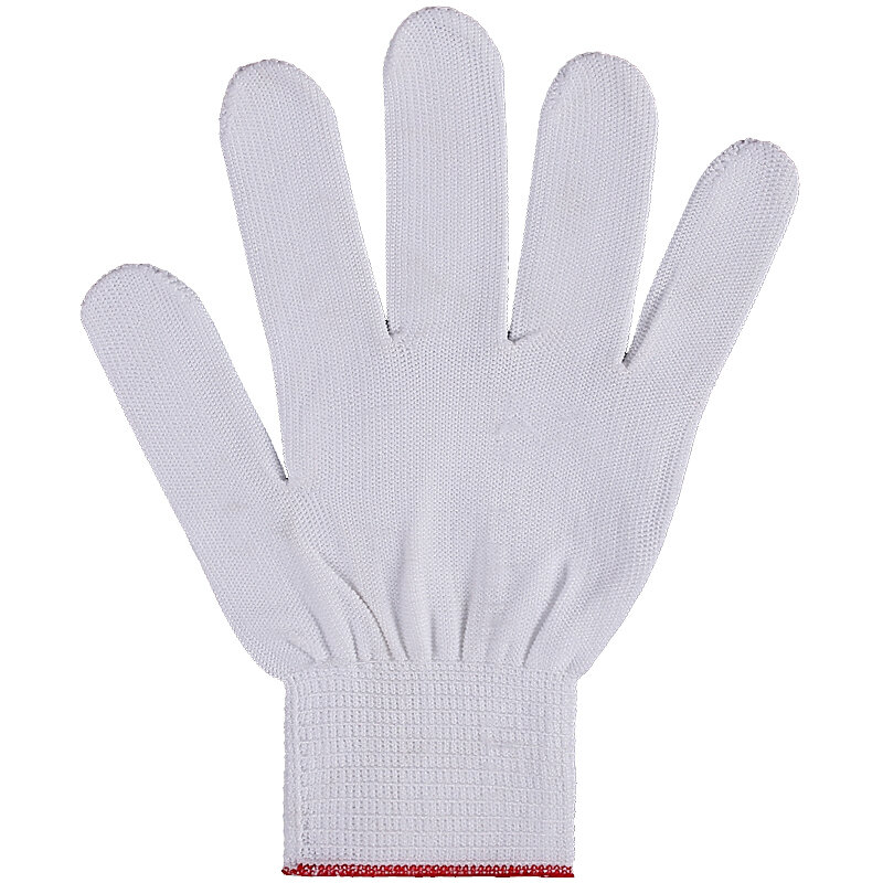 Single Thin White Guitar Gloves Fingertip Anti Pay Nylon String Instrument Electric Bass Gloves