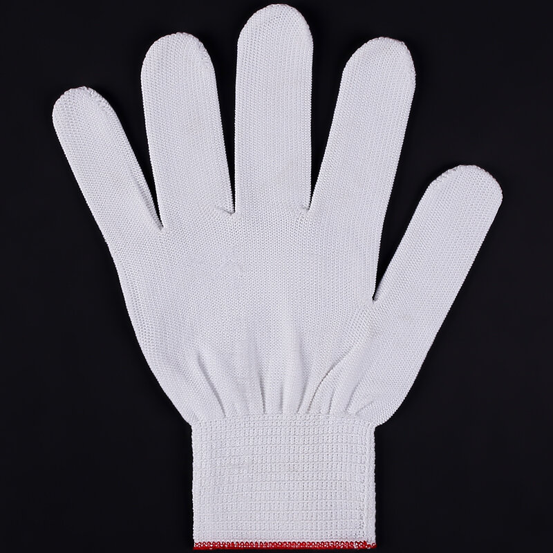 Single Thin White Guitar Gloves Fingertip Anti Pay Nylon String Instrument Electric Bass Gloves