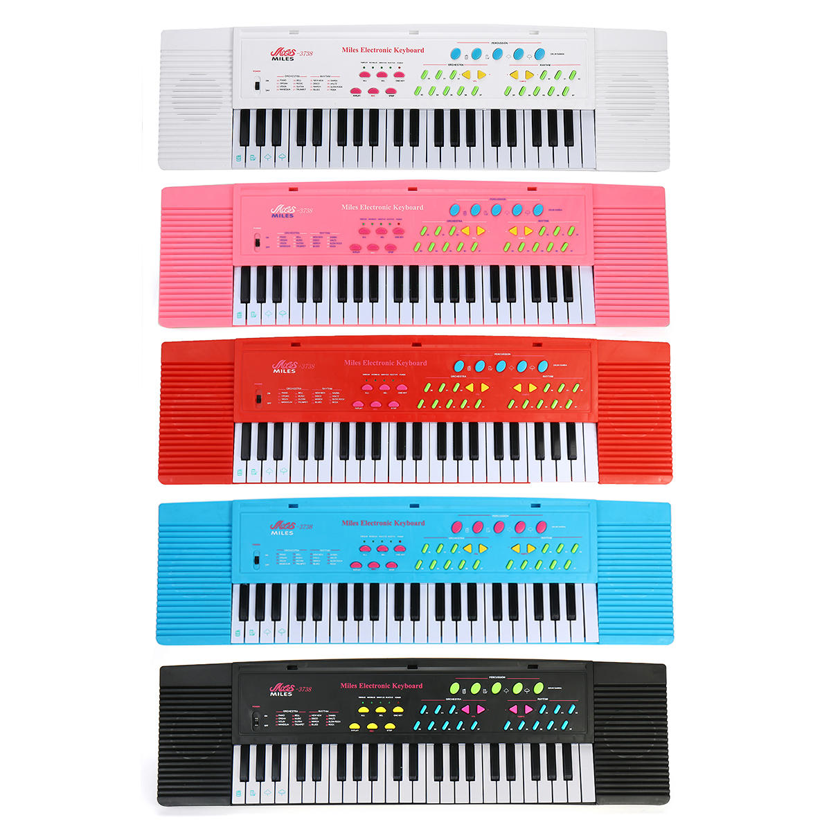 44 Keys Digital Electronic Keyboard Piano with Mini Microphone Music Stand for Children Music Enlightenment