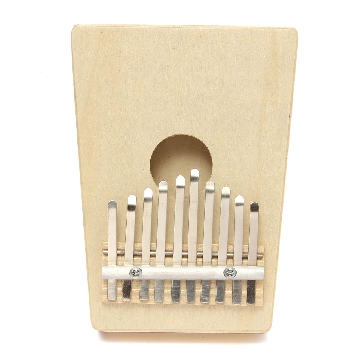 10 Tone Red/Natural Color Portable Wood Kalimba Thumb Piano Finger Percussion COD