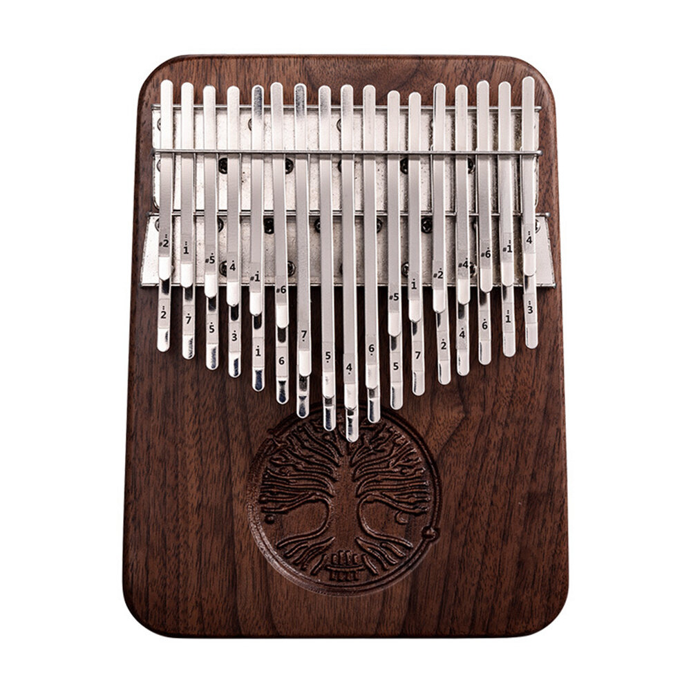 HLURU 24/34 Key Kalimba Finger Instrument Thumb Piano Song Book Stickers Kalimba Kit