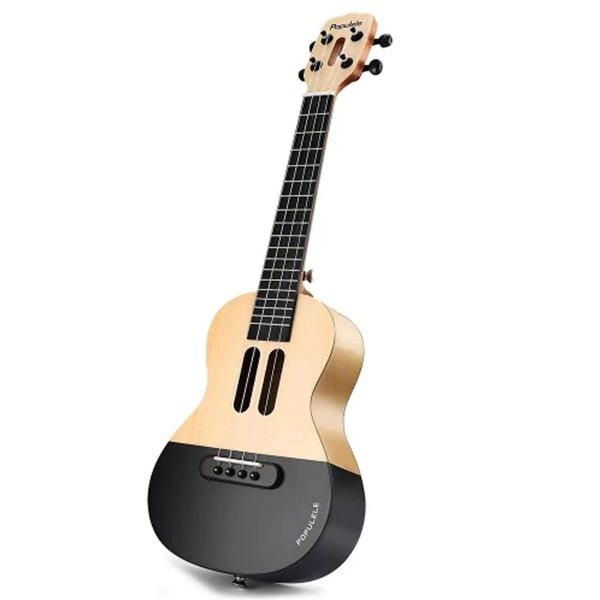 Populele U1 23 Inch 4 String Smart Ukulele with APP Controlled LED Light Bluetooth Connect Gift