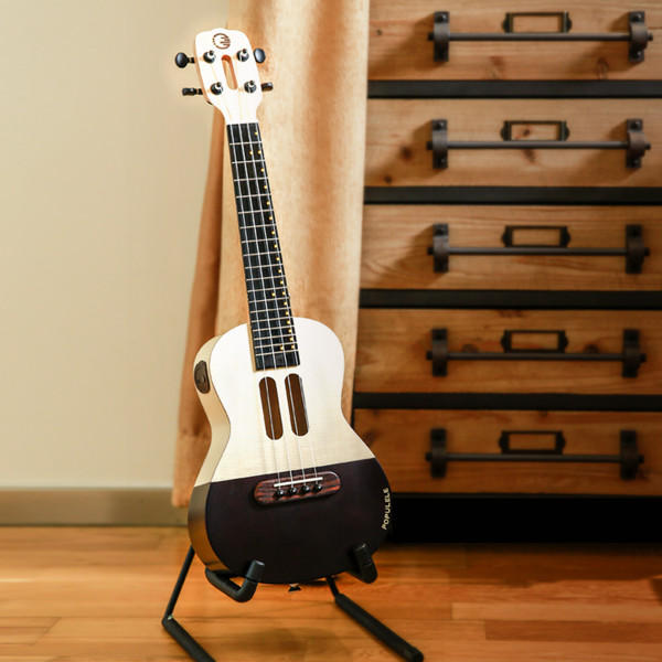 Populele U1 23 Inch 4 String Smart Ukulele with APP Controlled LED Light Bluetooth Connect Gift