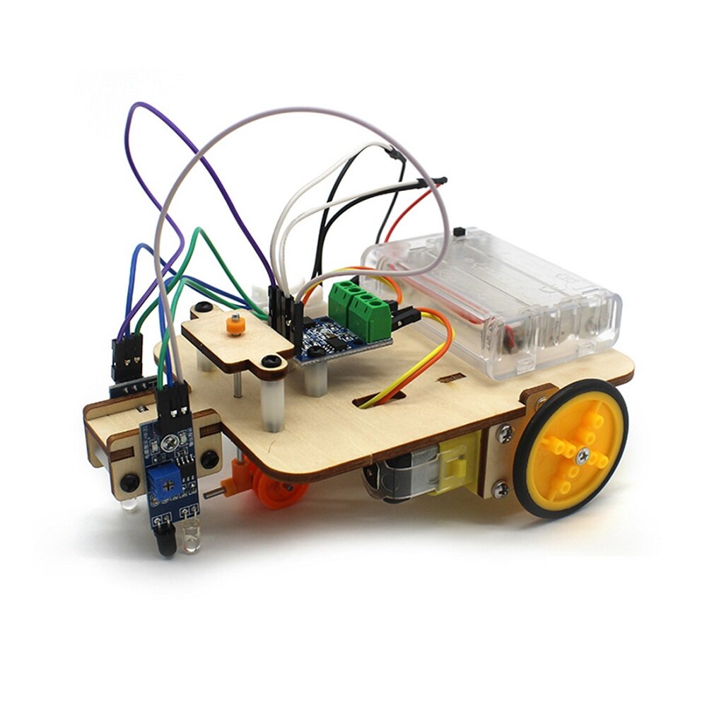 Smart Robot Truck Chassis Kit Steam Education Learning Electronic Circuit for Arduino DIY Toy