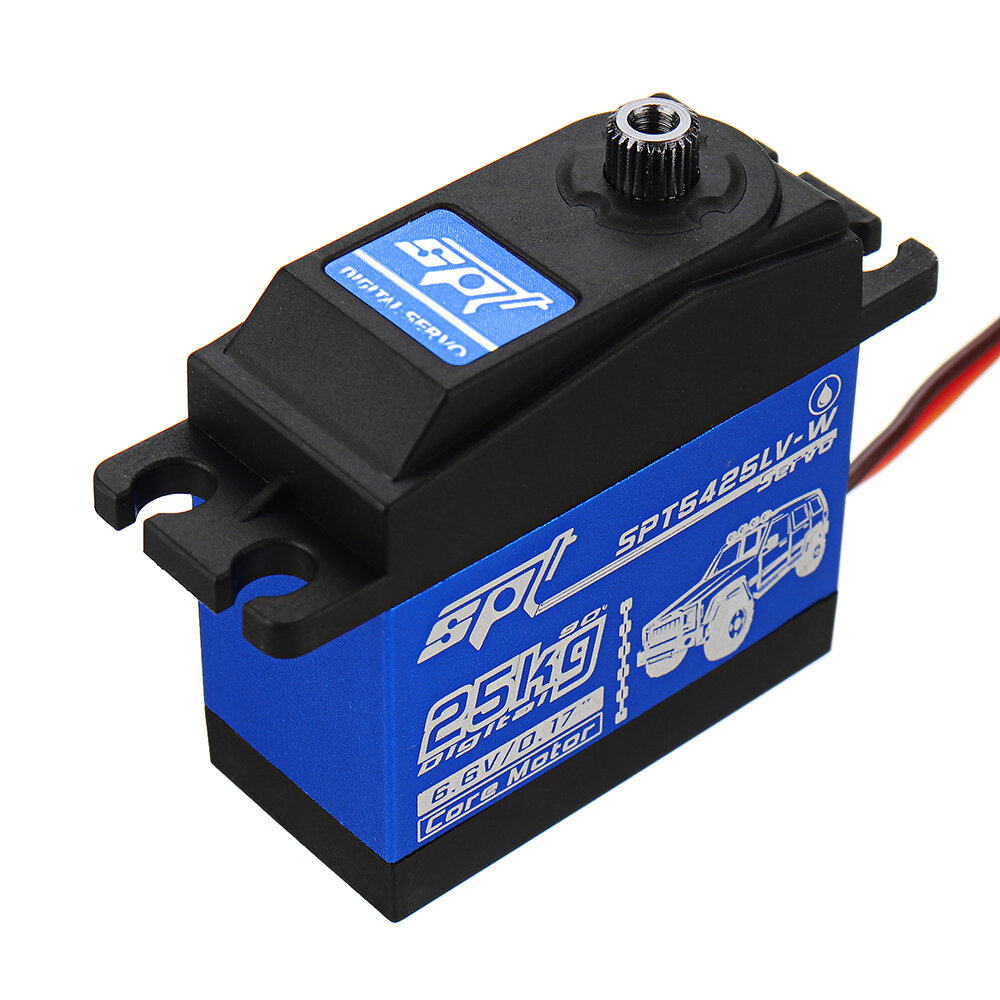 SPT Servo SPT5425LV-W 25KG 90° Digital Servo Metal Gear Large Torque Waterproof For 1:8 1:10 RC Robot Car Boat