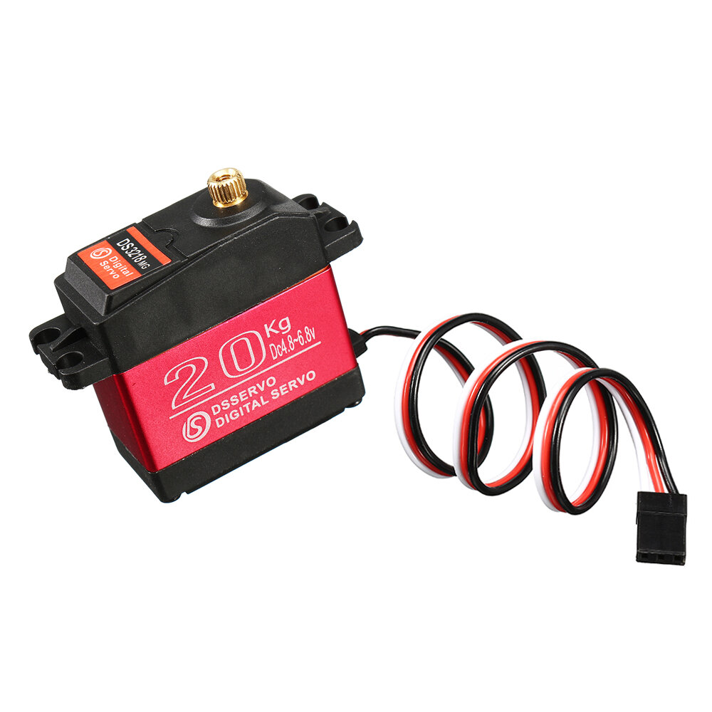 DSSERVO DS3218MG Waterproof 20KG High Speed Metal Gear 180°/270° Digital Servo For 1/8 1/10 1/12 Scale RC Cars